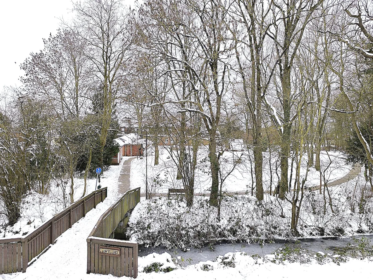 Blick von der Loggia in den Amtsgarten