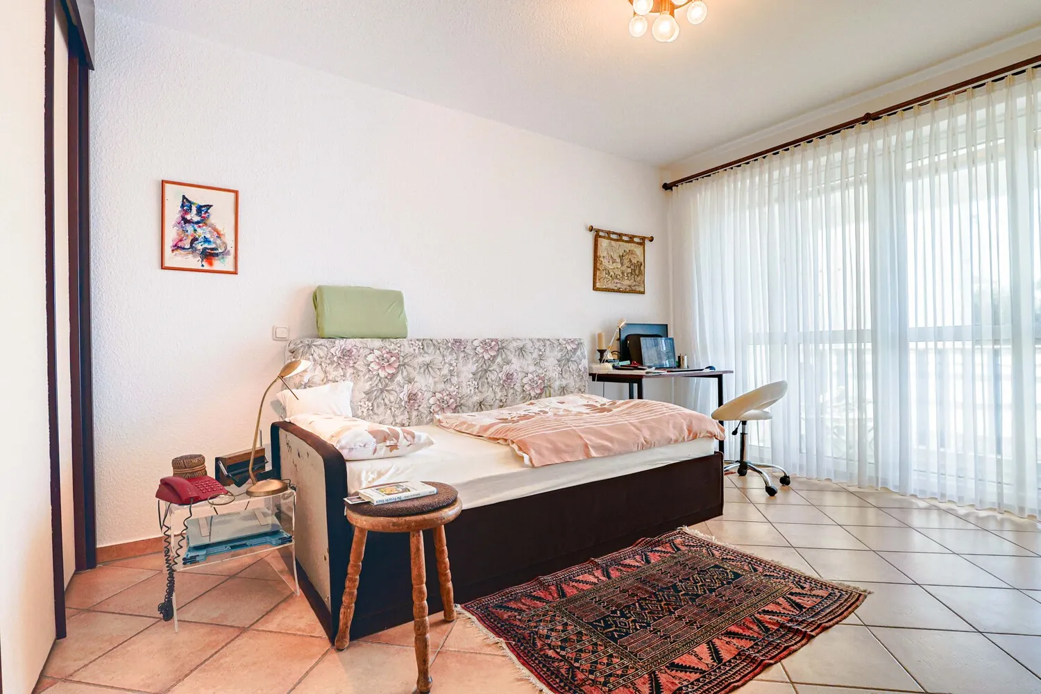 Schlafzimmer mit Bad en suite