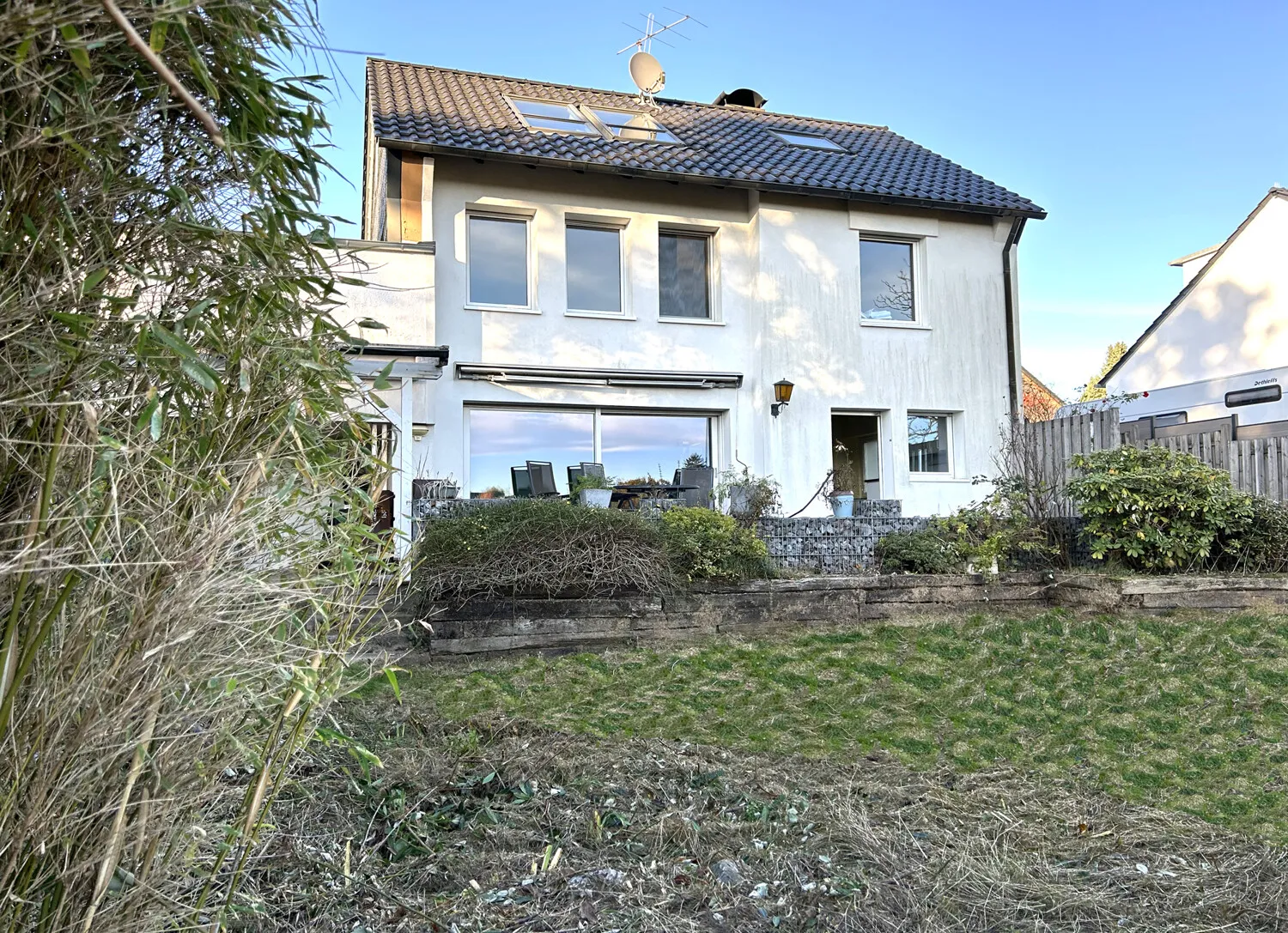 Hausrückseite
