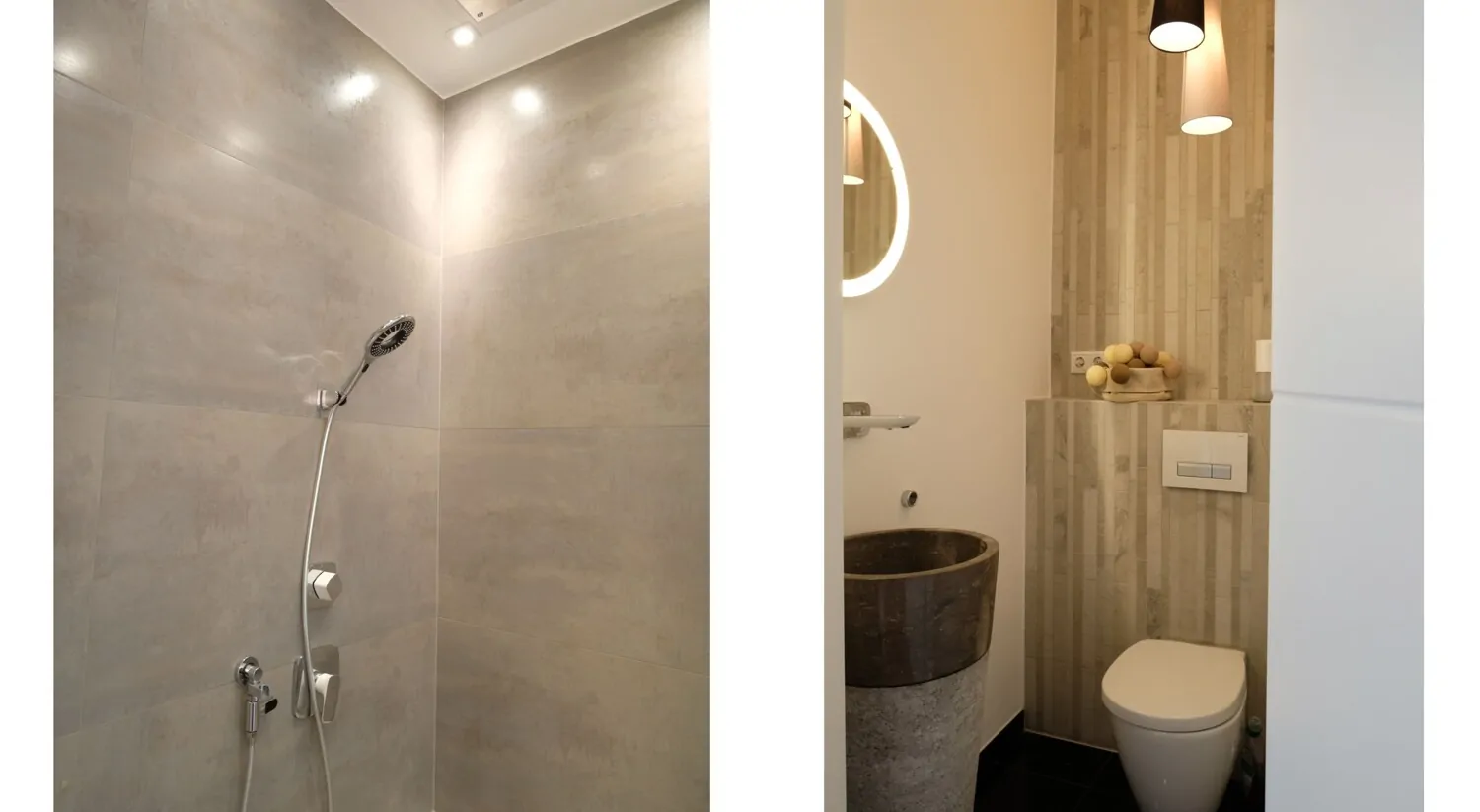 Dusche und Gäste-WC