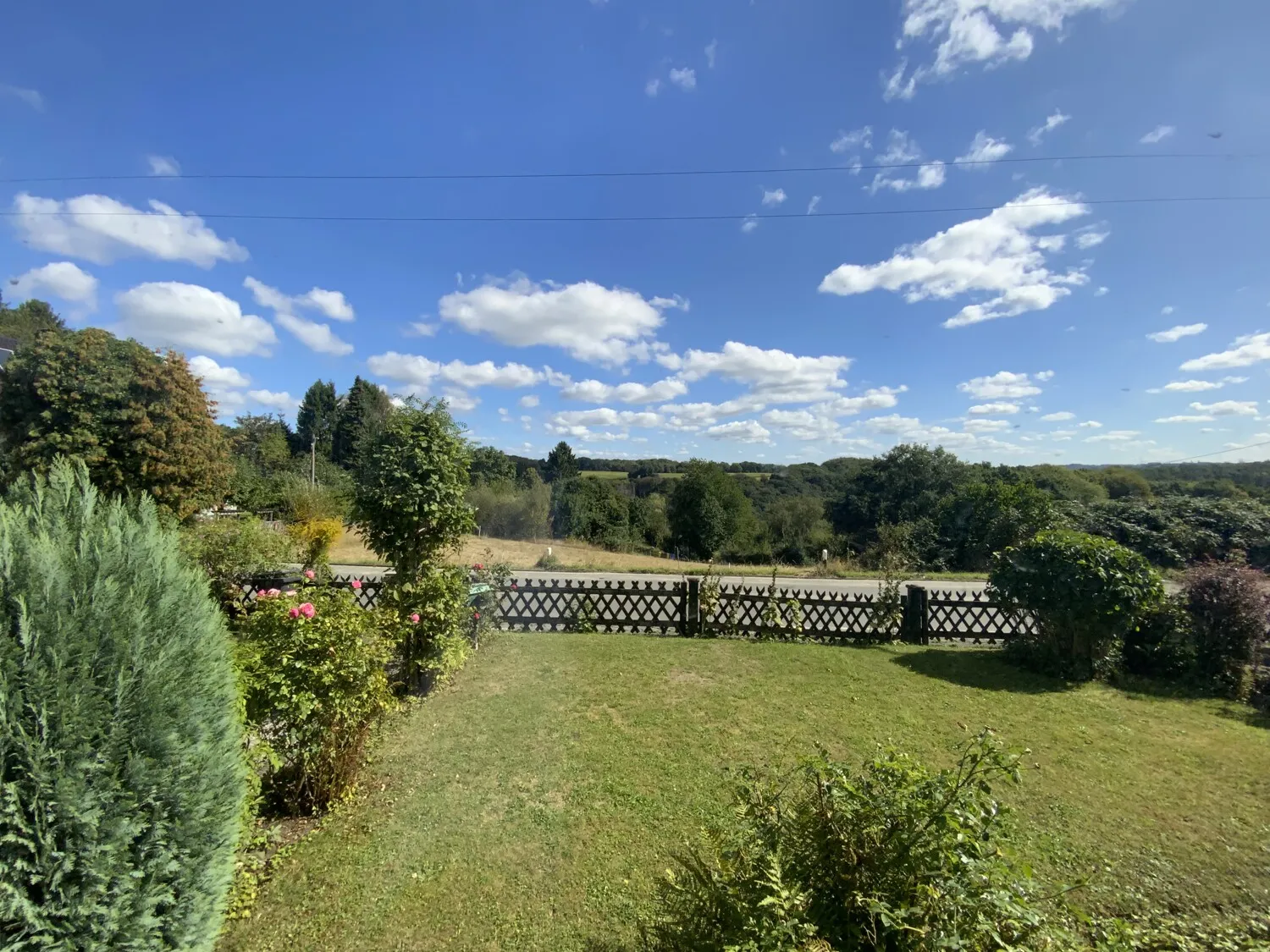 Aussicht vom Erdgeschoss Richtung Nord-Ost
