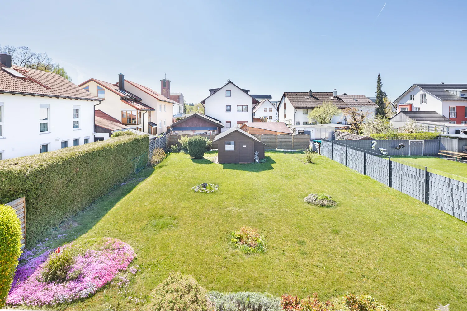 Blick vom Balkon