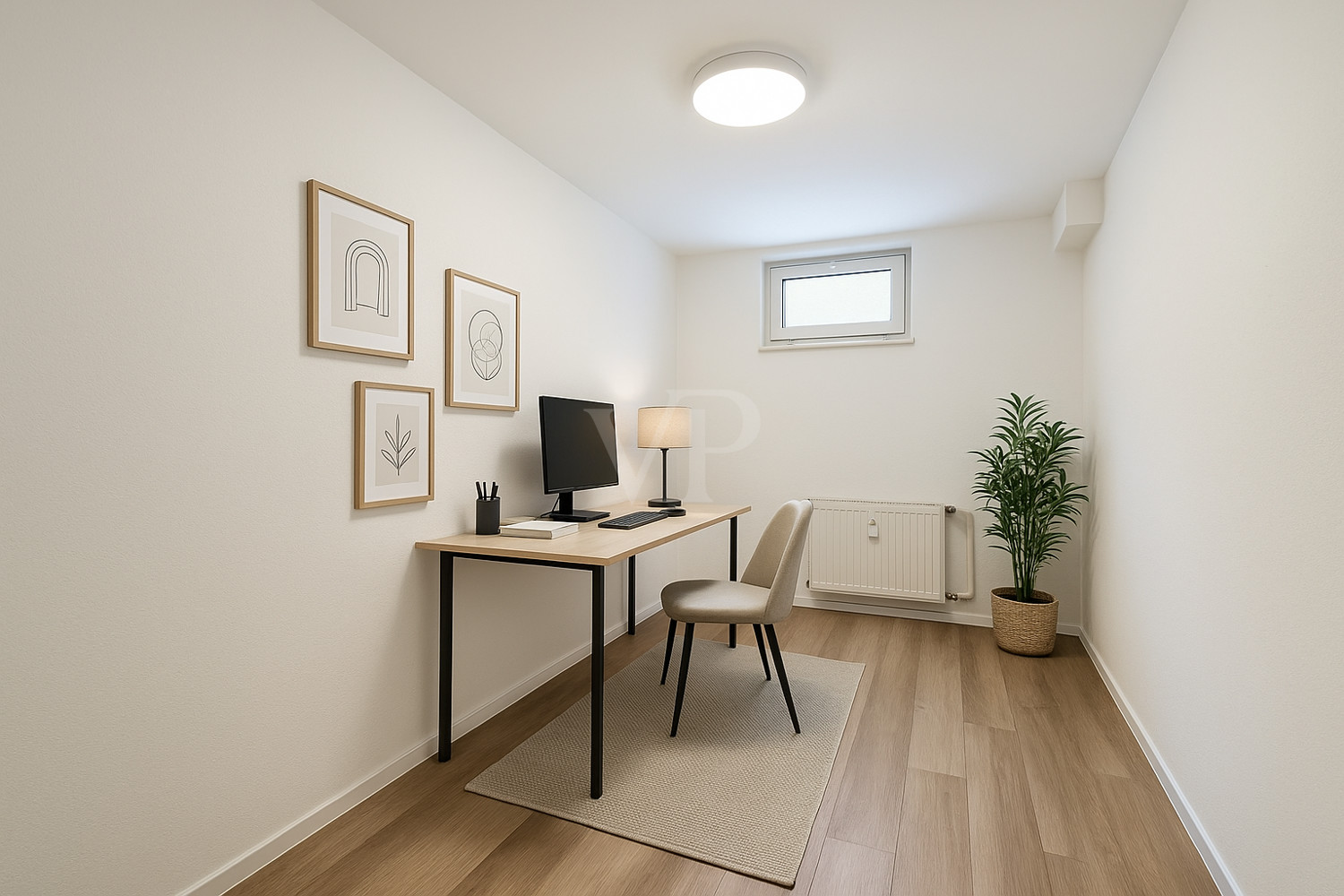 Musterfoto Arbeitszimmer KI generiert