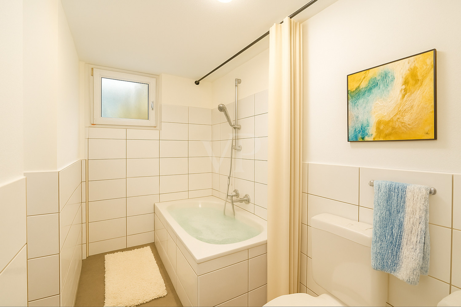 Musterfoto Badezimmer KI generiert