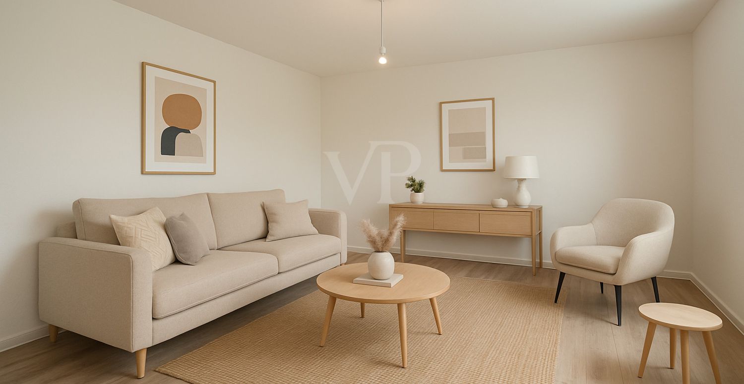 Wohnzimmer Musterfoto KI generiert