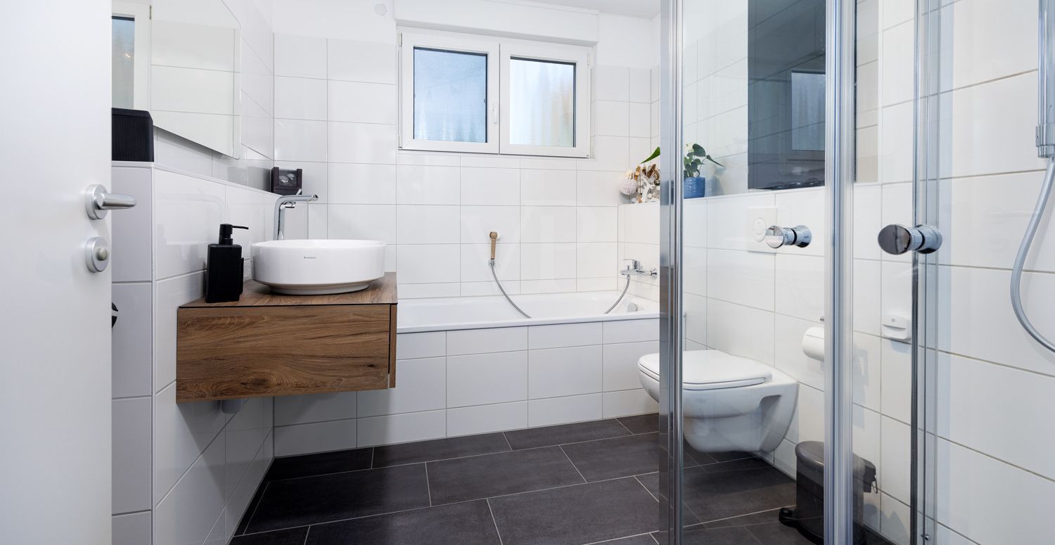 Badezimmer im ersten Obergeschoss