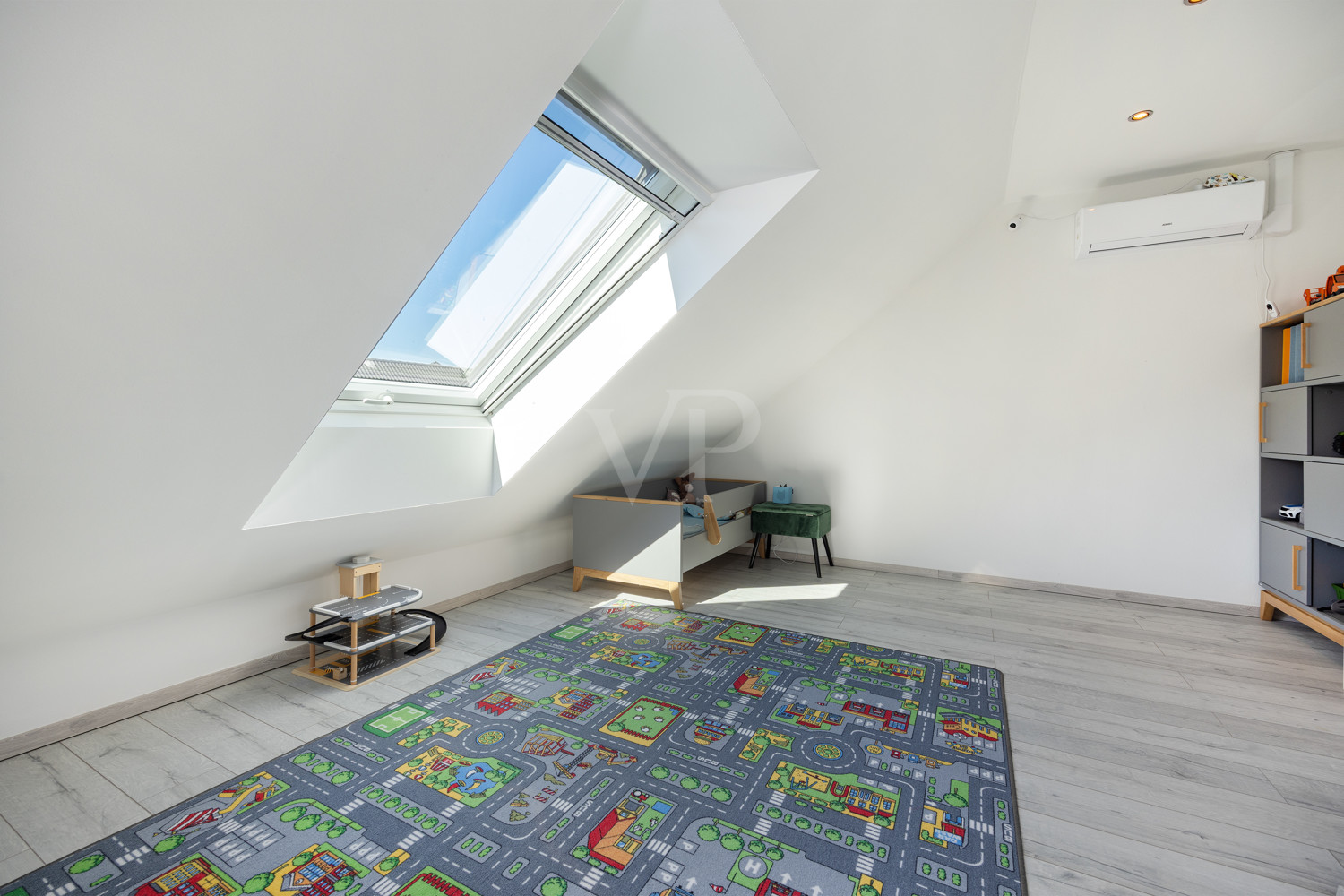 Kinderzimmer im Dachgeschoss
