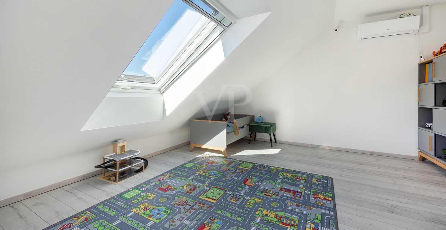 Kinderzimmer im Dachgeschoss