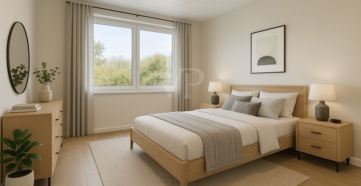 Schlafzimmer OG. KI generiert