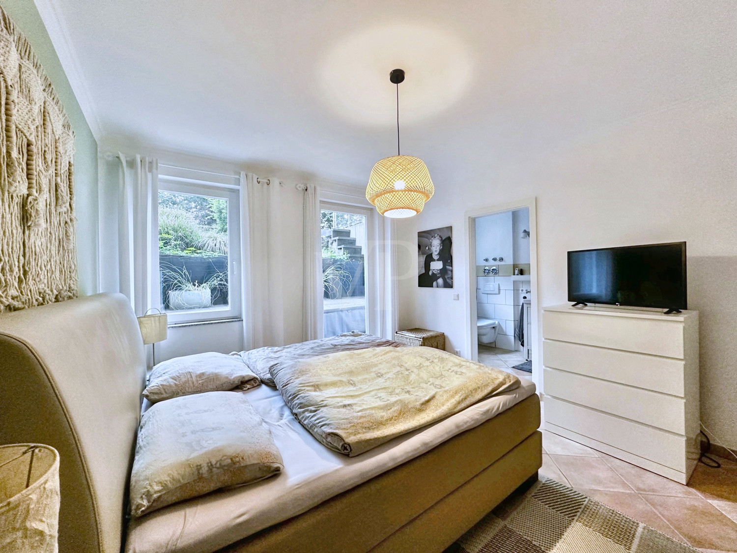 Schlafzimmer im Souterrain