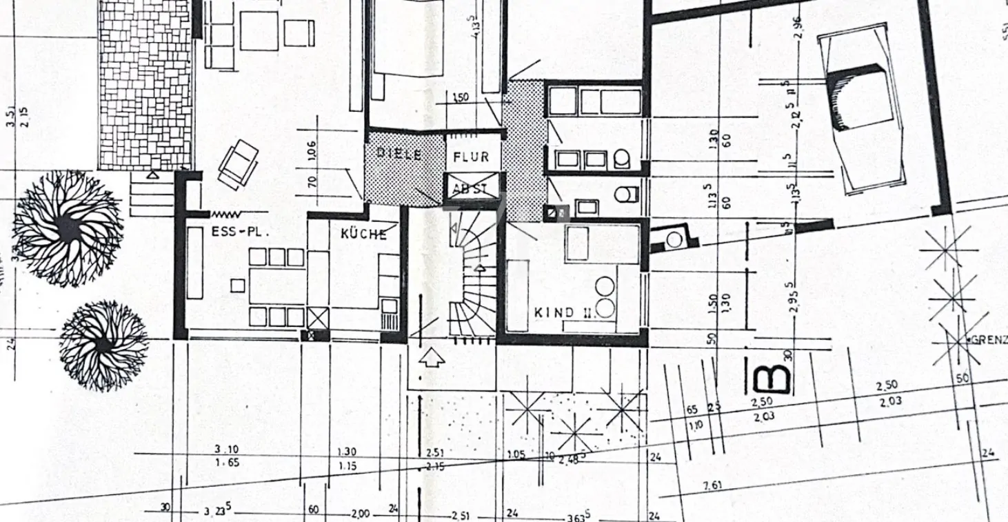 Grundriss EG - Wohneinheit 1