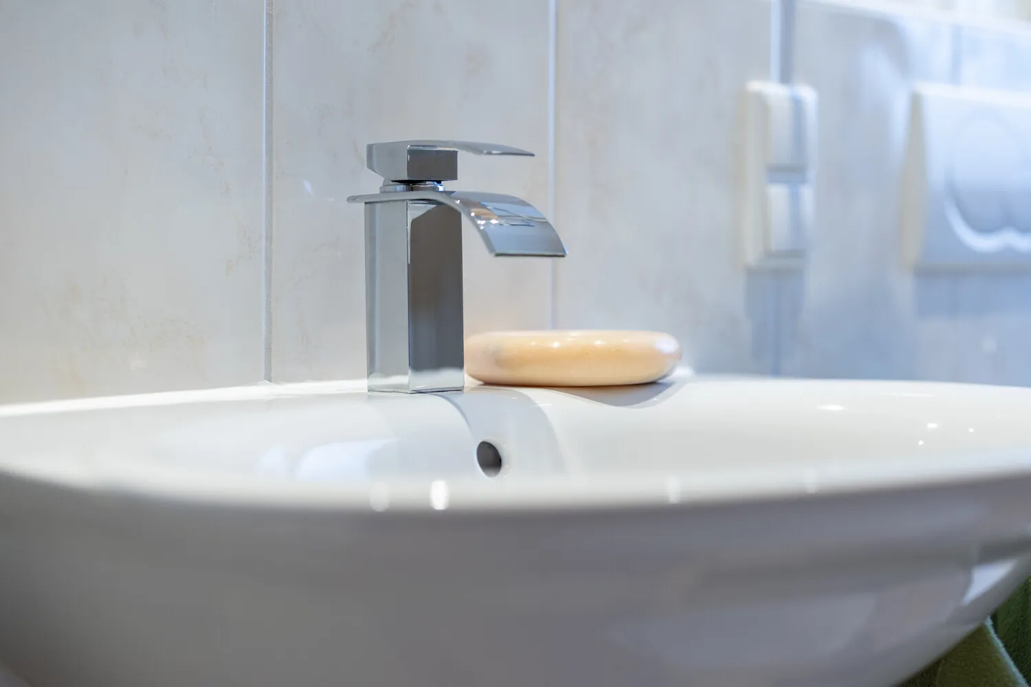 Detailansicht Waschbecken