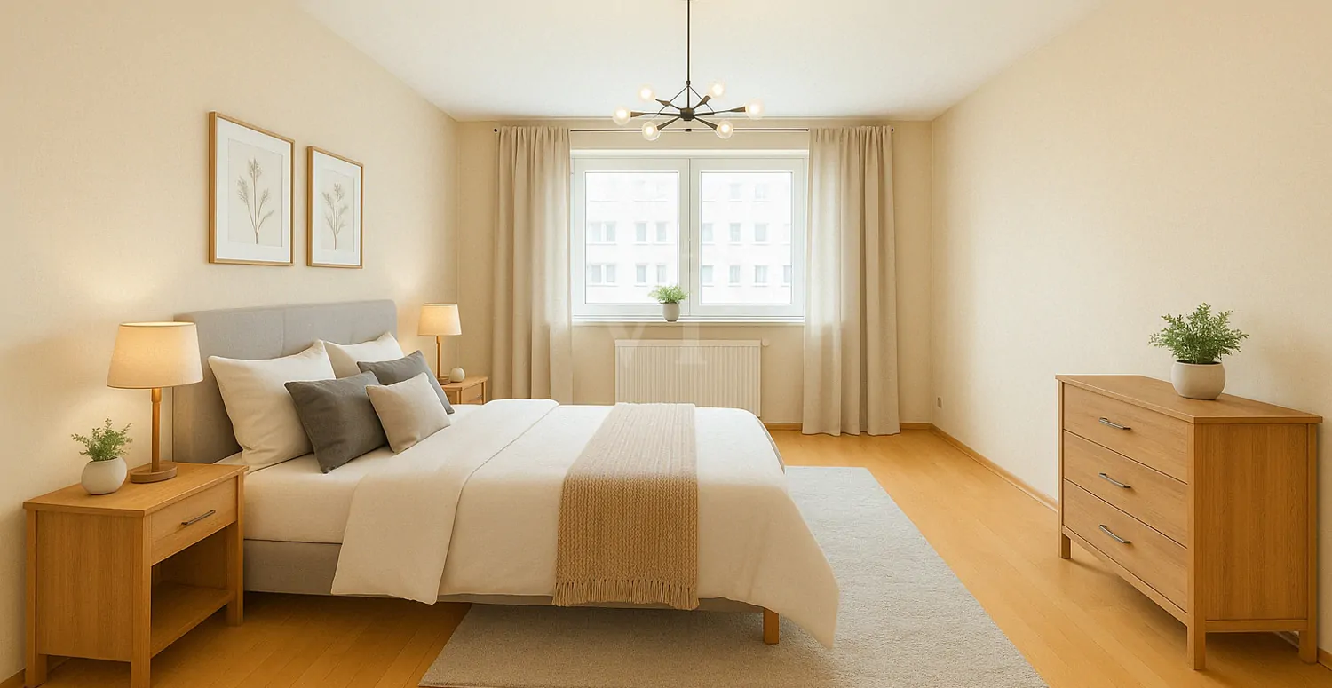 Schlafzimmer 1. OG. Muster