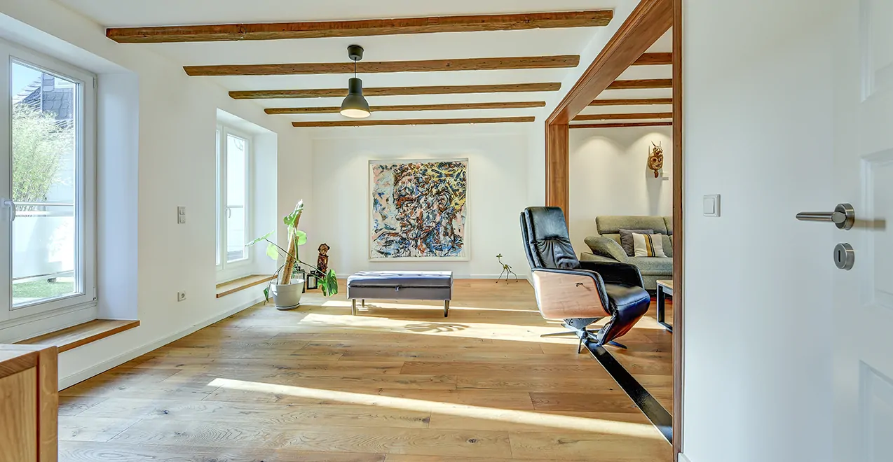 Wohnzimmer im Obergeschoss