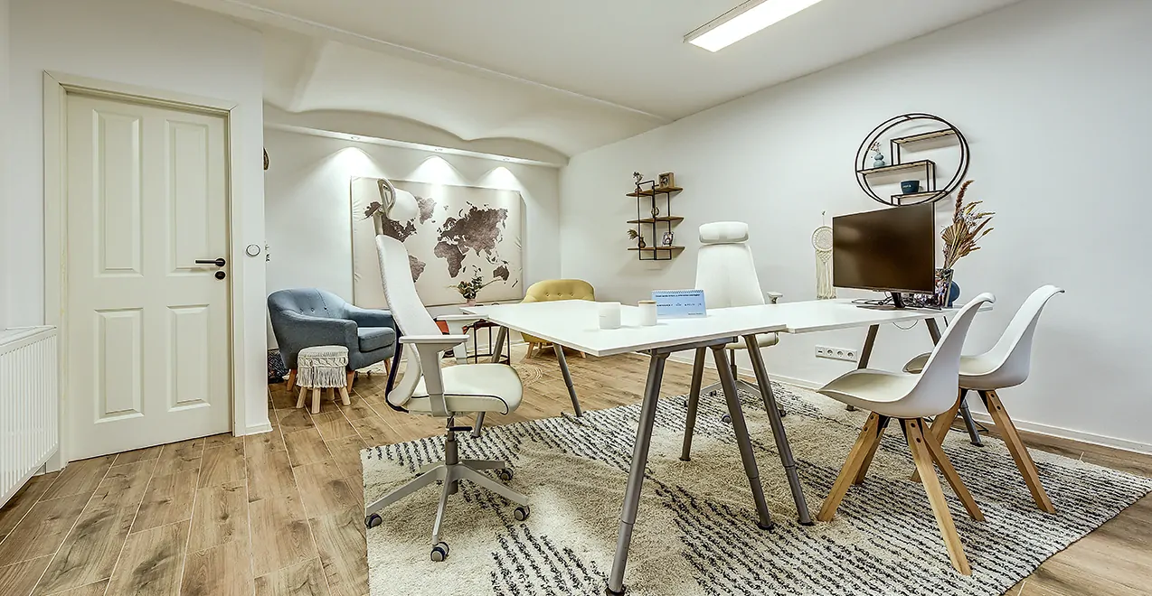 Büro im Kellergeschoss