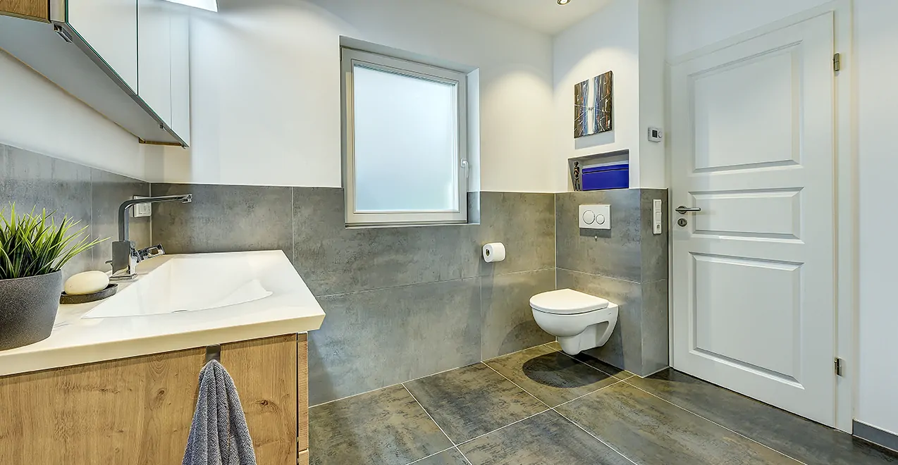 Badezimmer im Obergeschoss