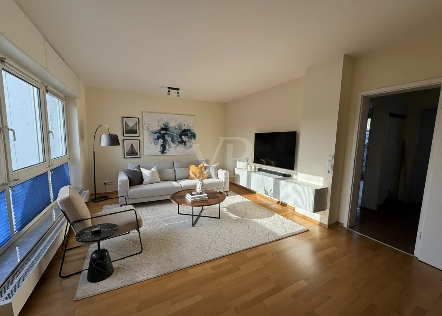 Wohnzimmer kleinere Wohnung - KI