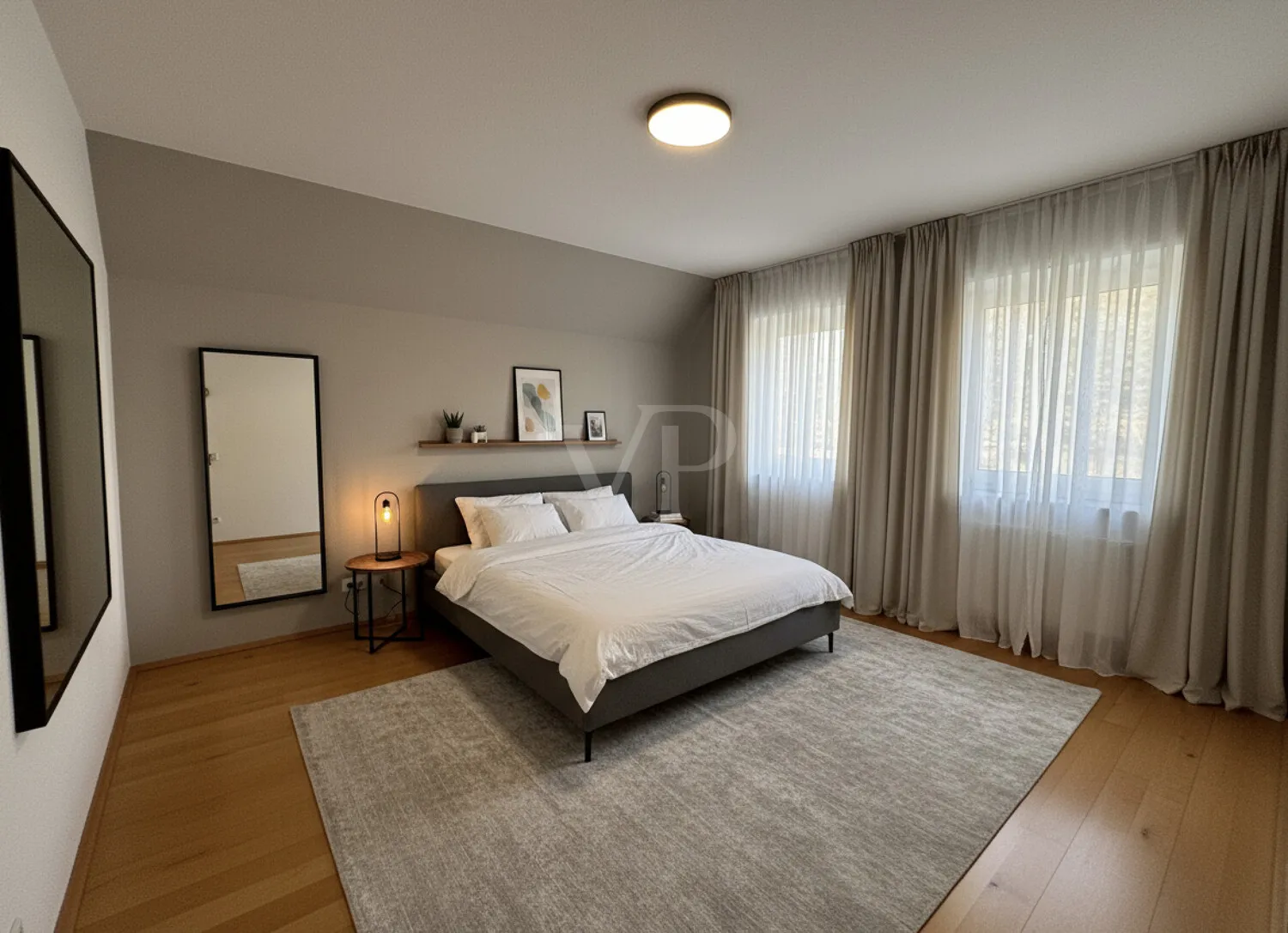 Schlafzimmer Hauptwohnung - KI