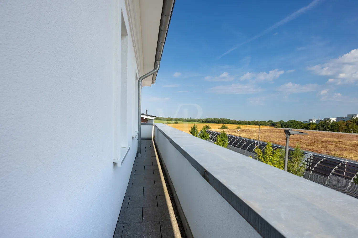 Umlaufende Dachterrasse