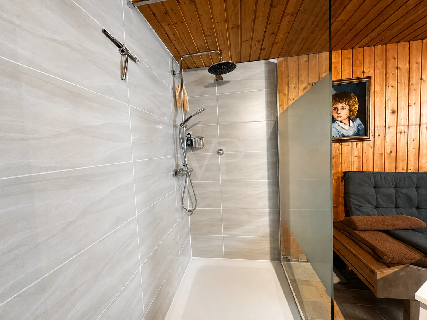 Dusche im Keller