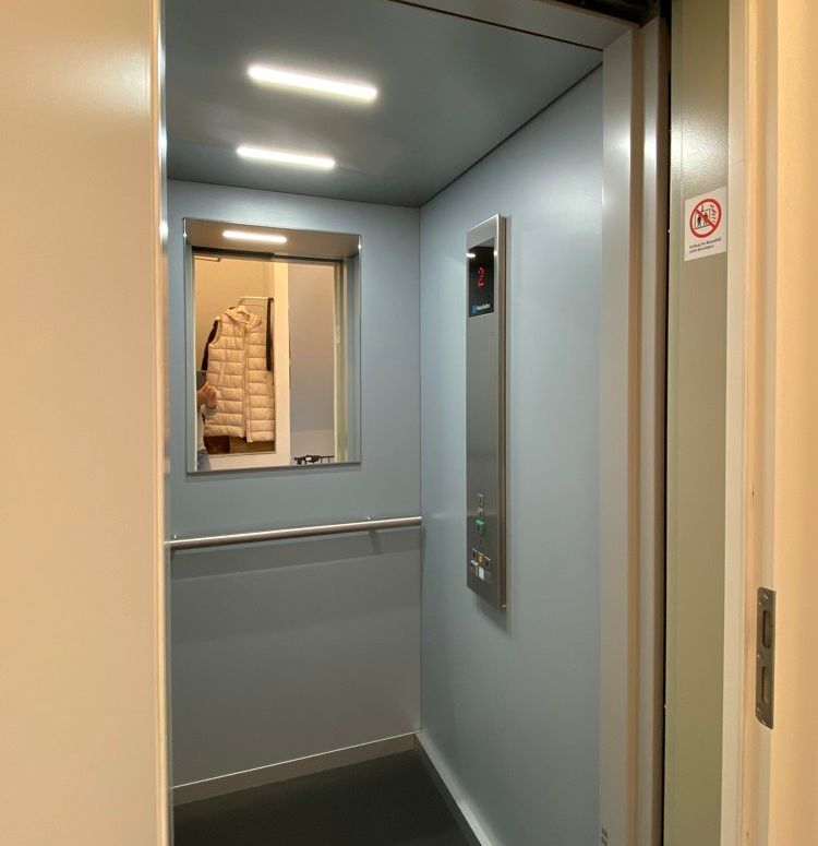 Aufzug in die Wohnung