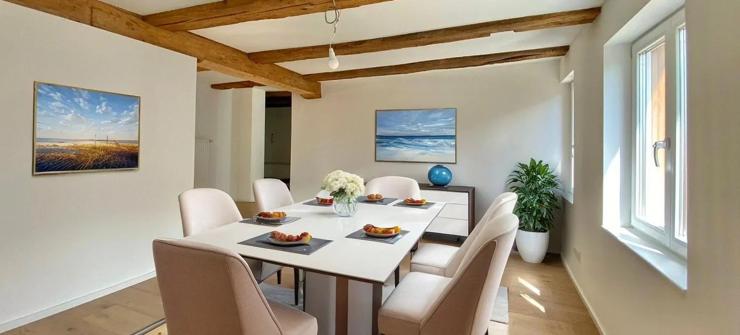 Esszimmer/Wohnzimmer (KI Darstellung)