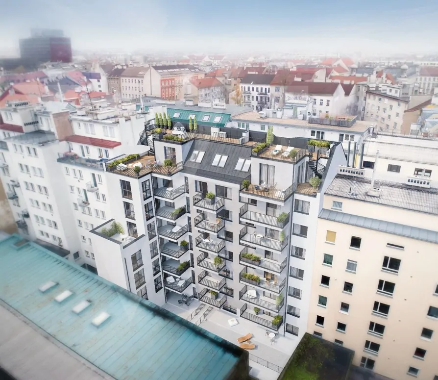 3-Zimmer-Penthousewohnung mit großzügiger Dachterrasse