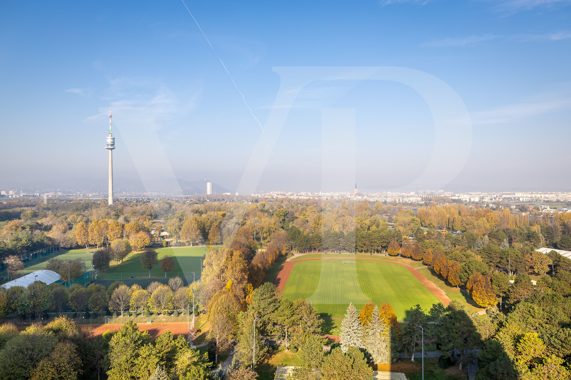 2 Zimmerwohnung bei der Uno-City mit Fernblick