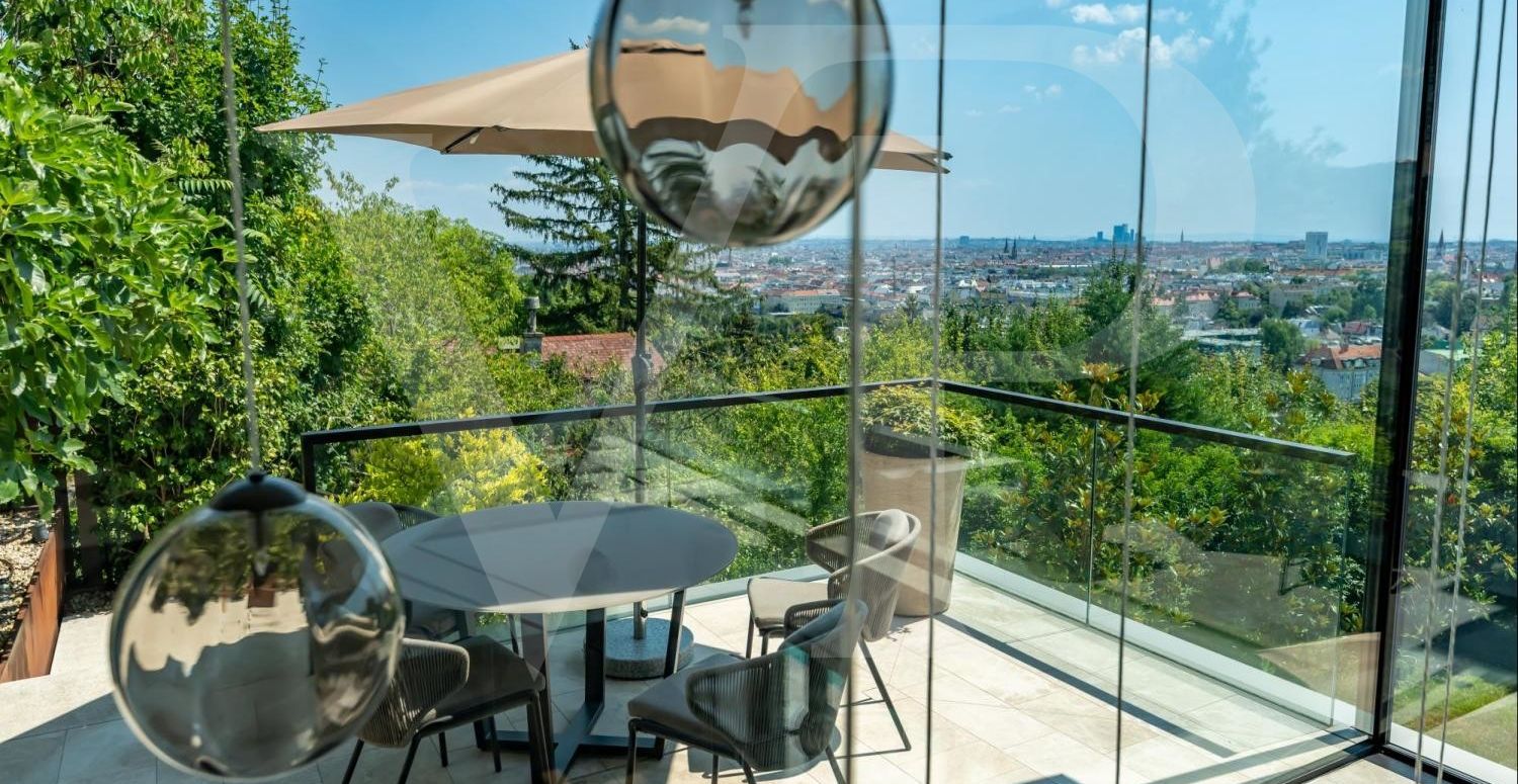 Luxusdomizil mit Blick über Wien in Top-Ruhelage