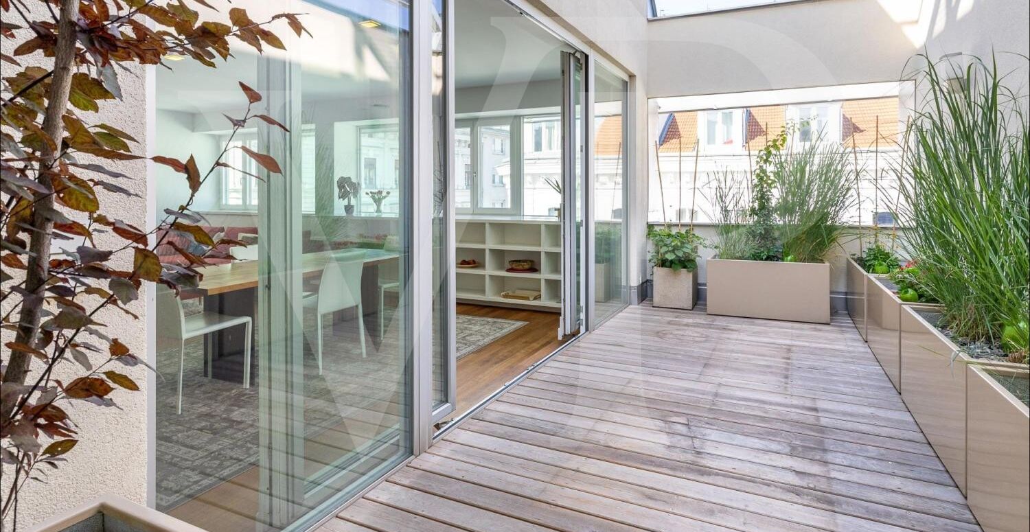 Terrassenwohnung in Wieden