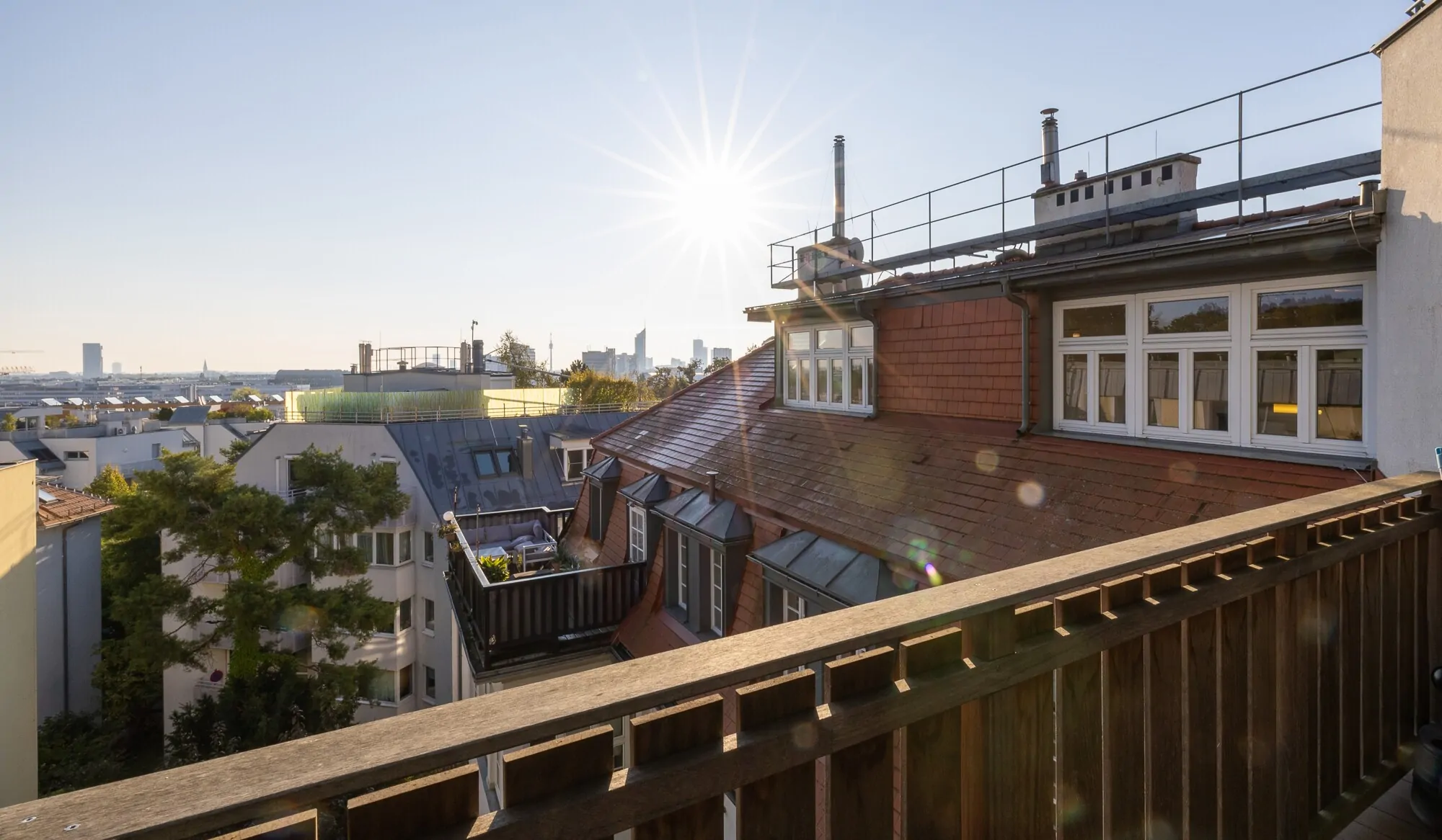 Exklusives lichtdurchflutetes Terrassen-Penthouse in Wien Döbling