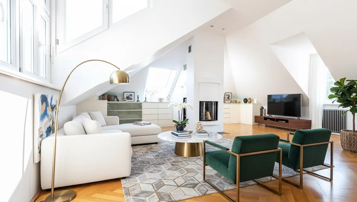 Exkluzív, fényárban úszó teraszos penthouse Bécsben, Döblingben