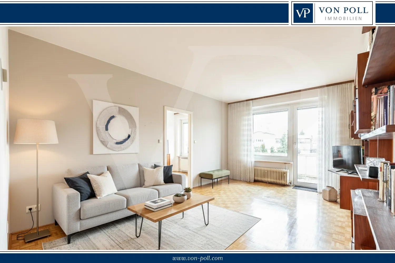 Zentral gelegene ruhige 4-Zimmerwohnung mit zwei Balkonen in Wien Sievering