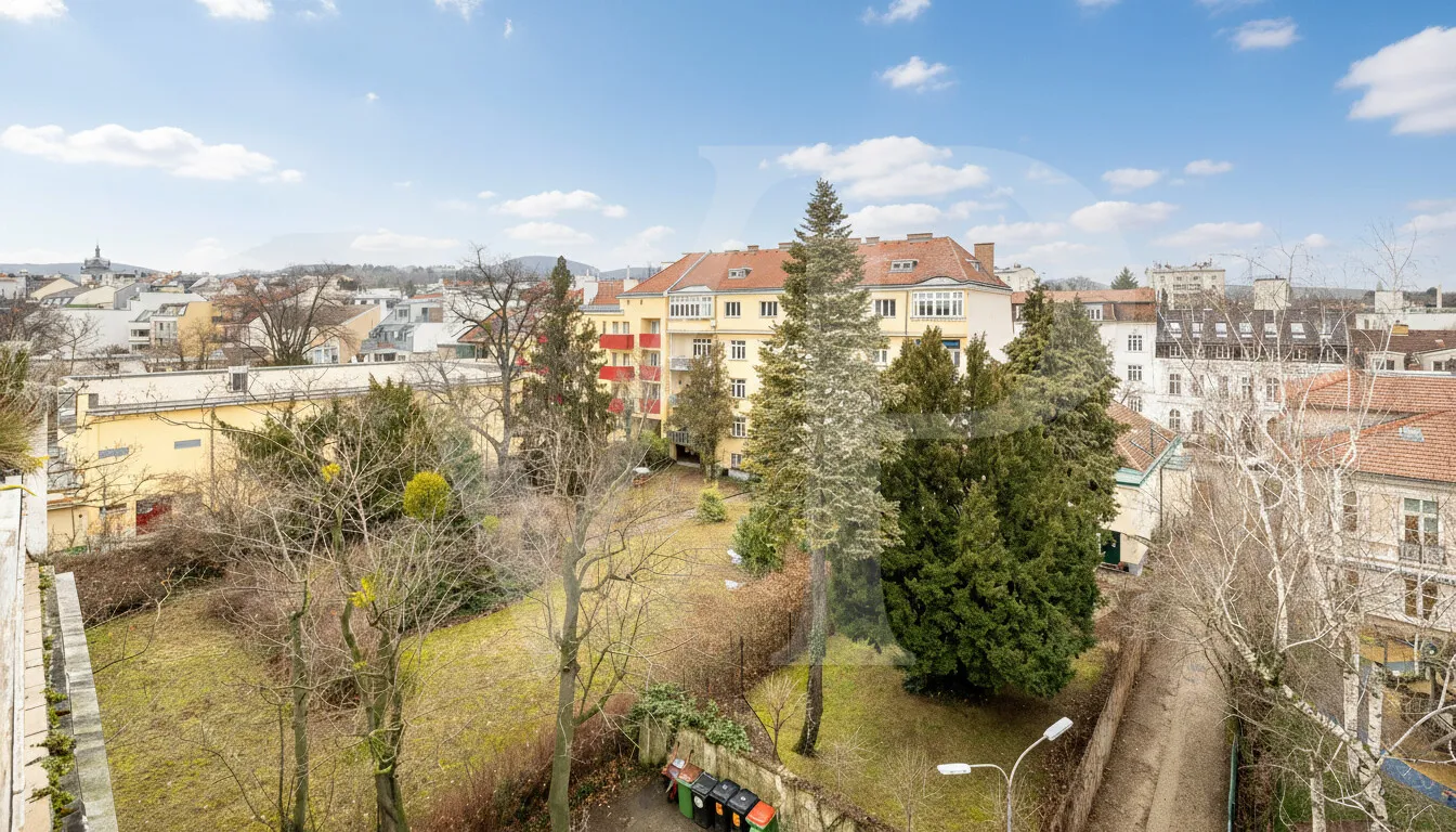 Zentral gelegene ruhige 4-Zimmerwohnung mit zwei Balkonen in Wien Sievering