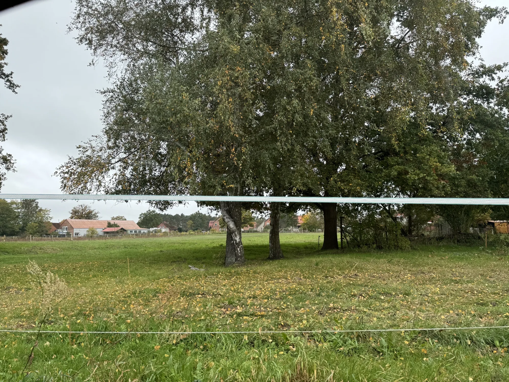 Blick zum Grundstück