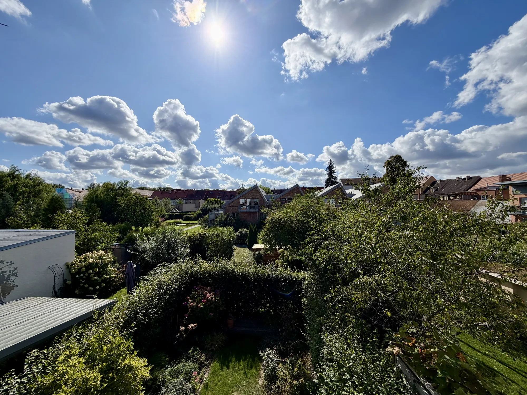 Ausblick vom Balkon