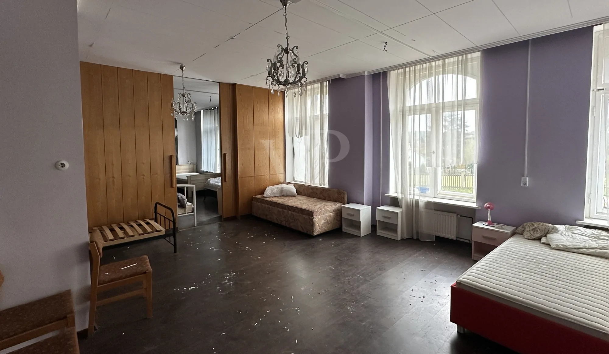 Schlafsaal im Obergeschoss