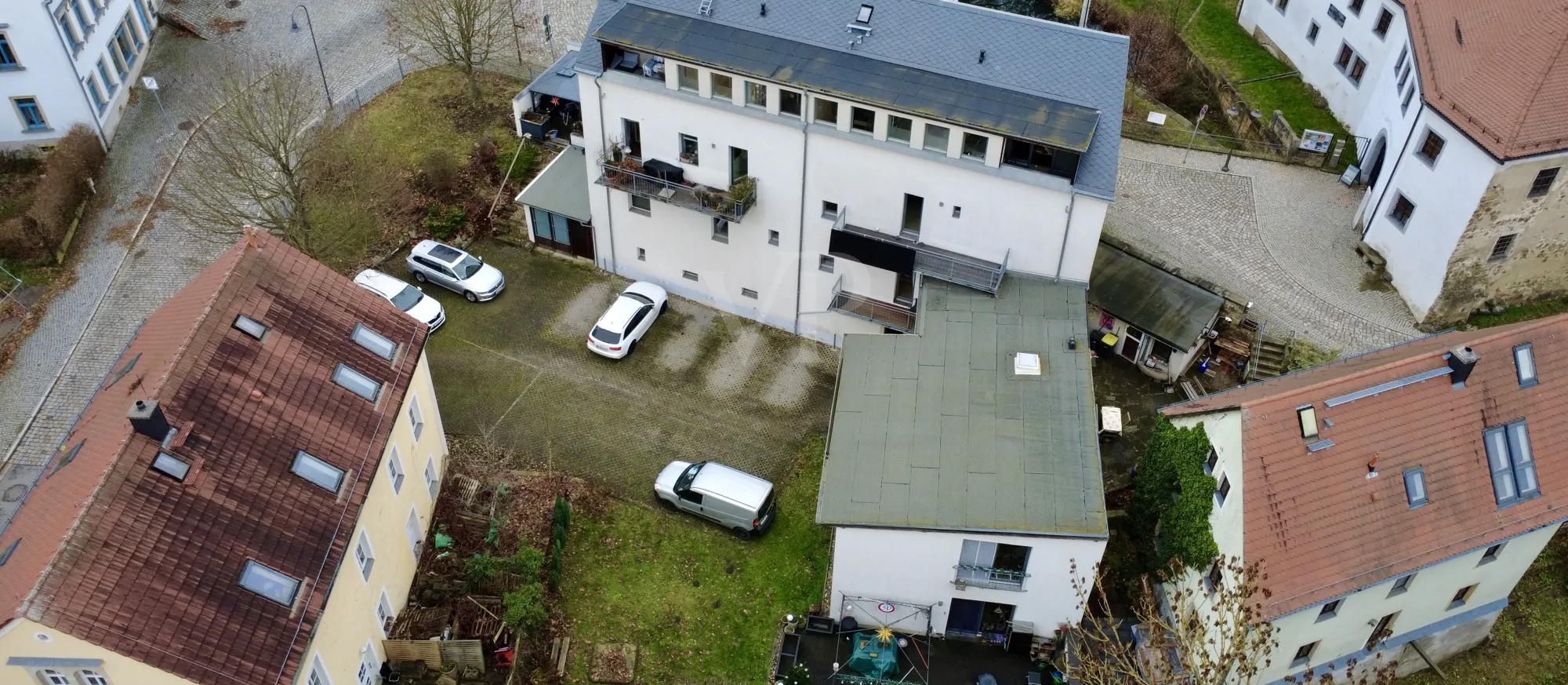 Drohnenaufnahme aus Südost