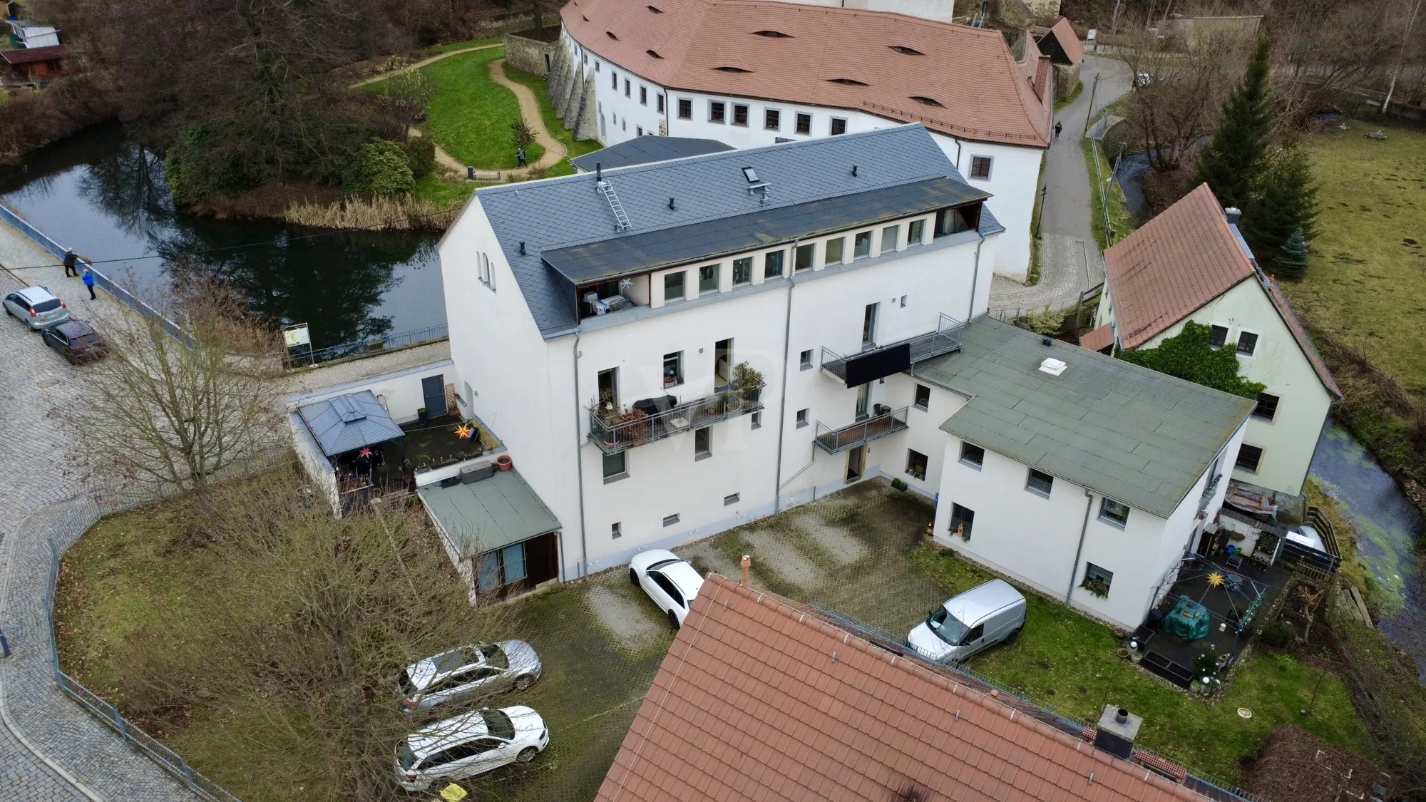 Drohnenaufnahme aus Süden