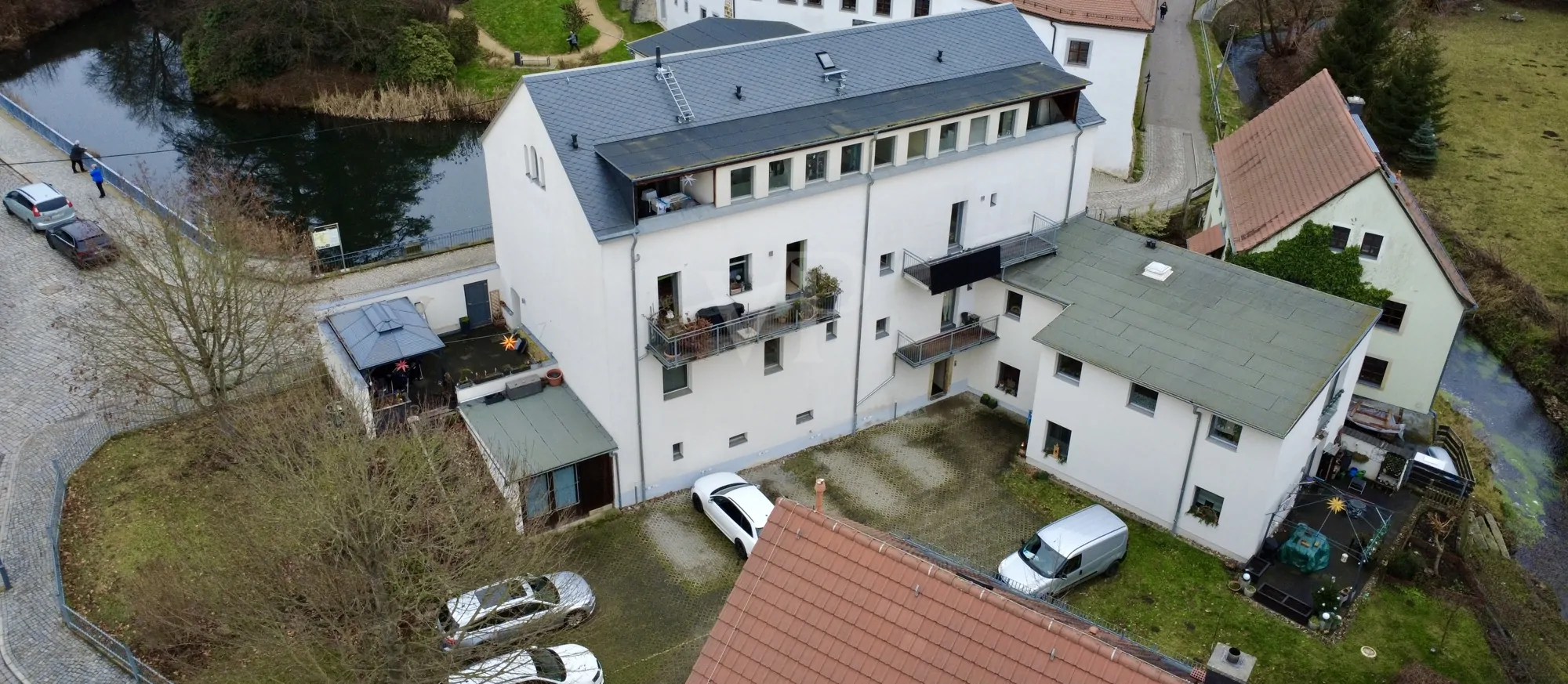 Drohnenaufnahme aus Süden