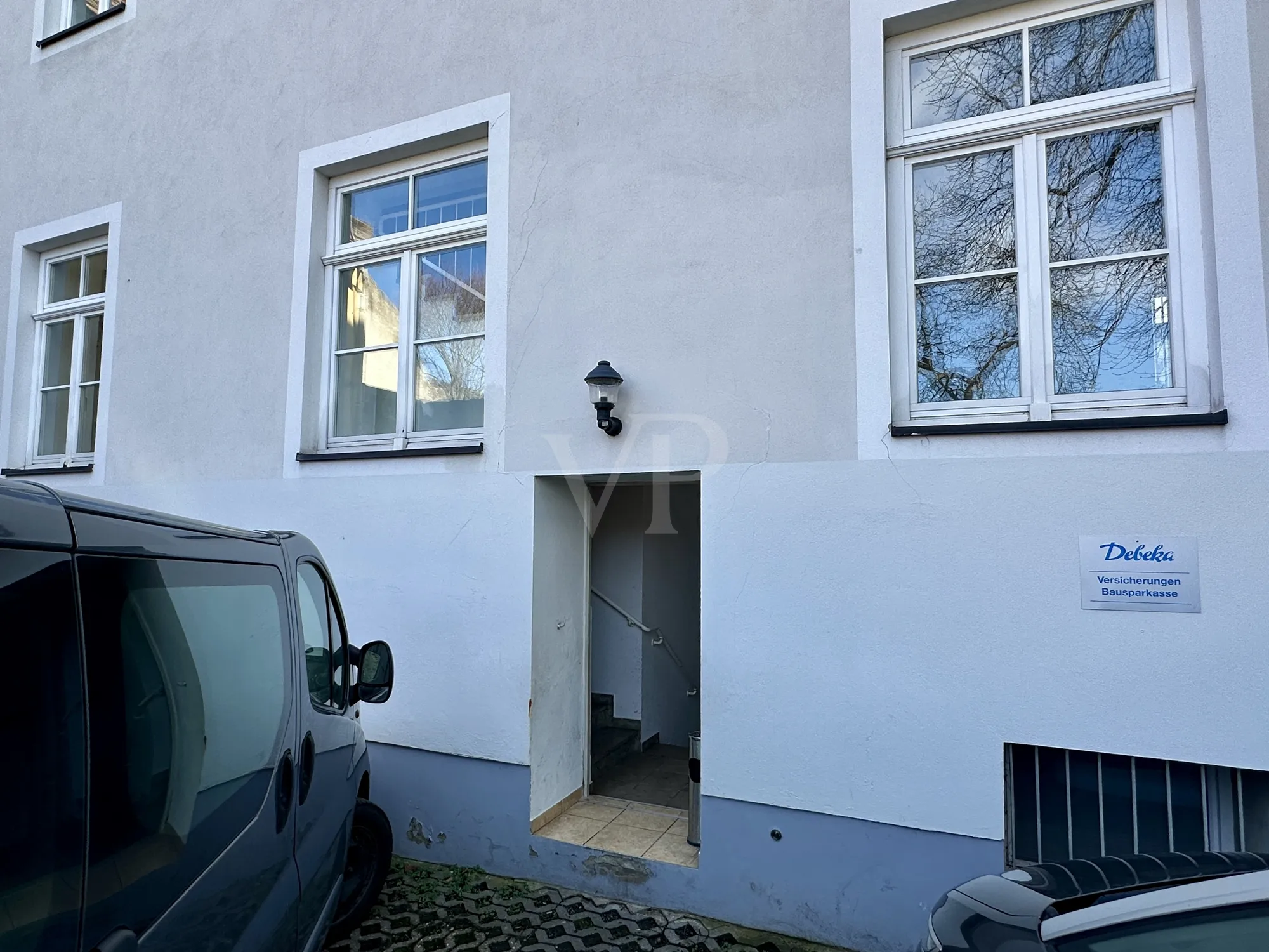 HIntereingang zu den Stellplätzen