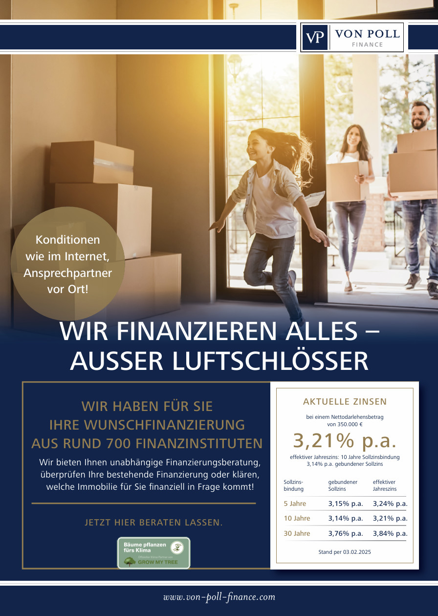 VON POLL Finance Aushang