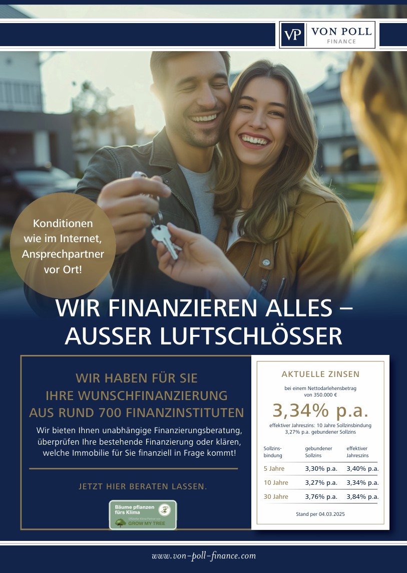 VON POLL Finance Aushang