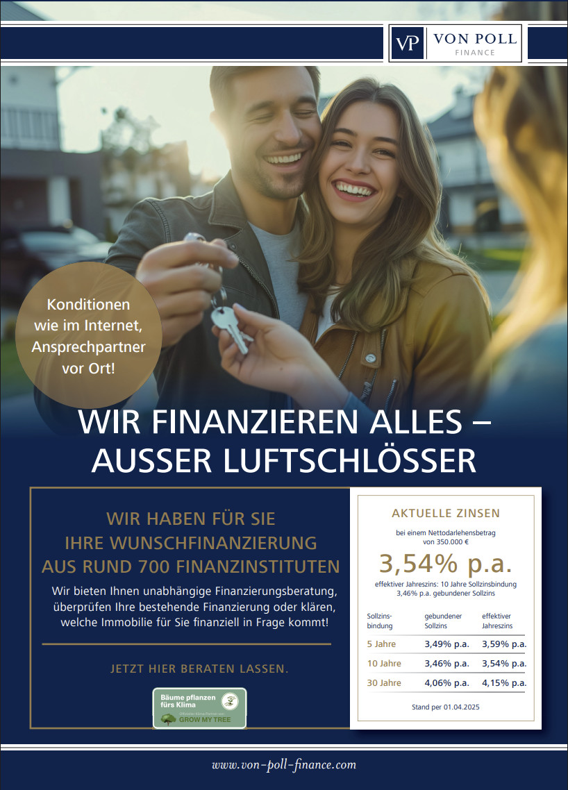 VON POLL Finance Aushang