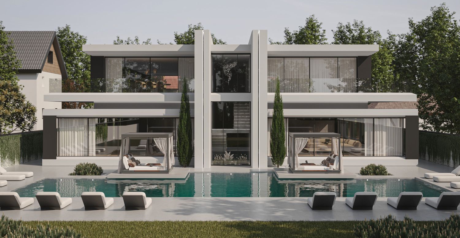 Ansicht vom Pool