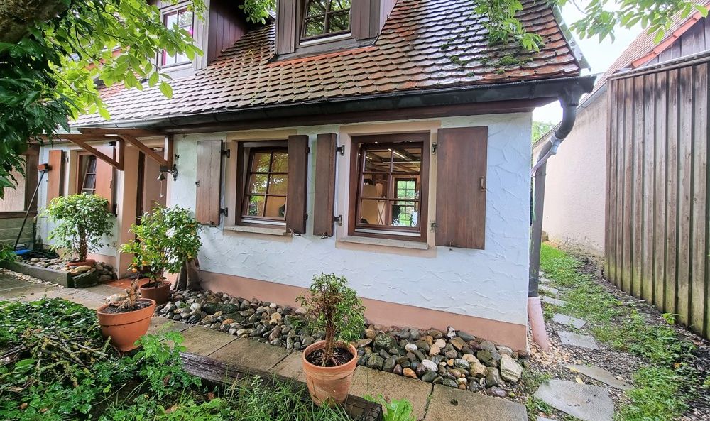 Traumhaftes Fachwerkhaus in malerischer Landschaft