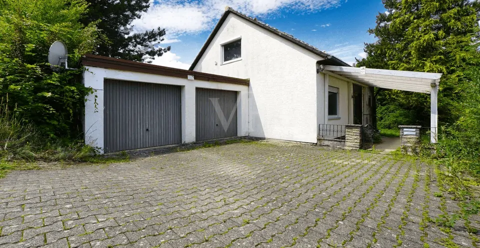 Außenansicht/Doppelgarage