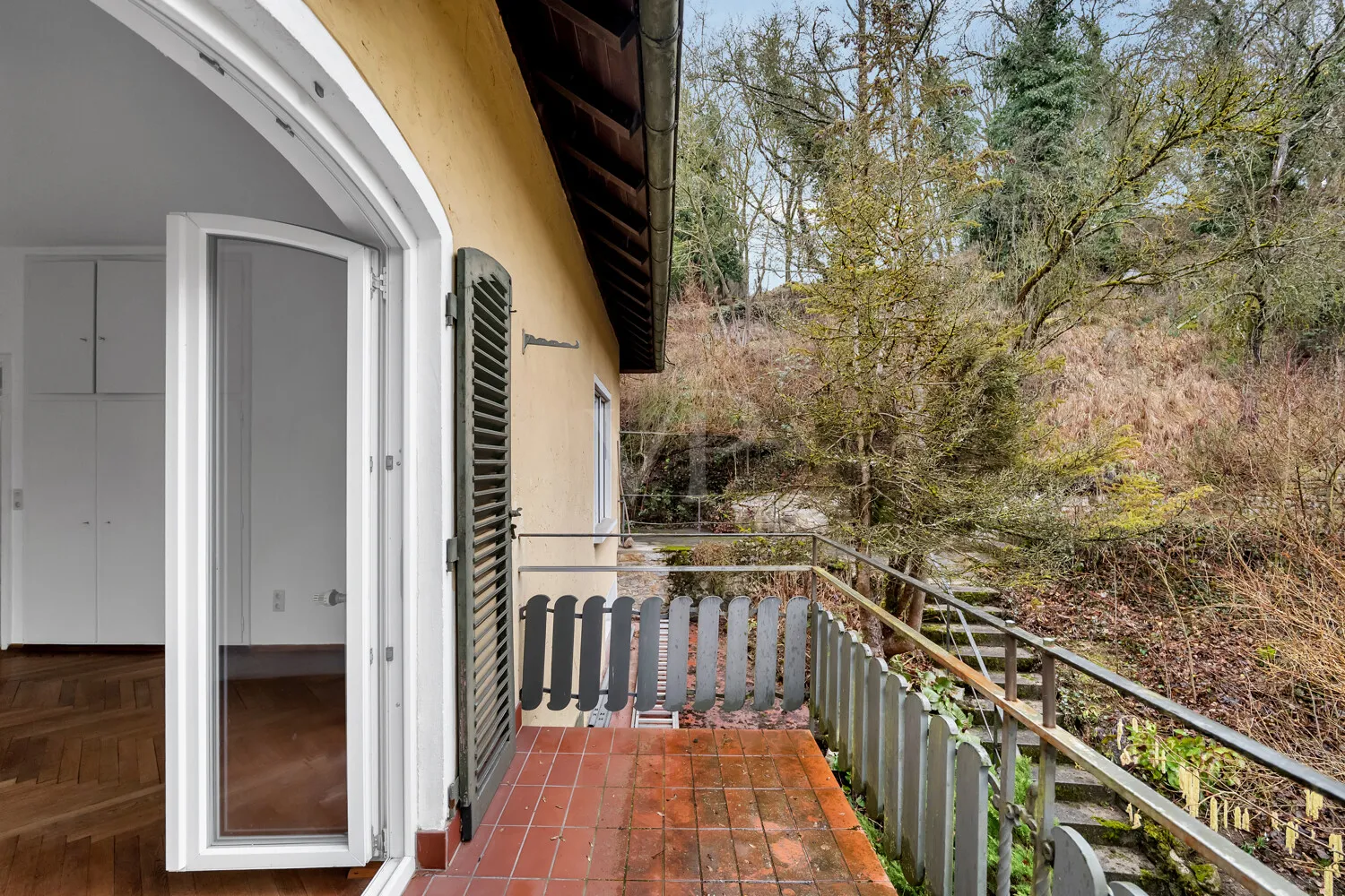 Balkon Schlafzimmer EG