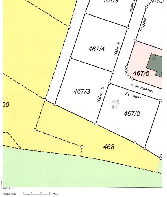 Auszug aus dem Lageplan