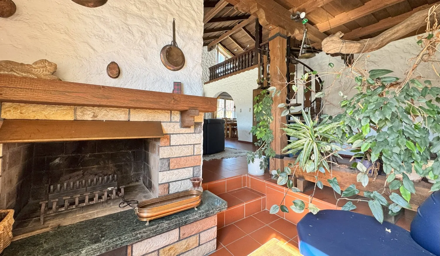 Feuerstelle Wohnzimmer